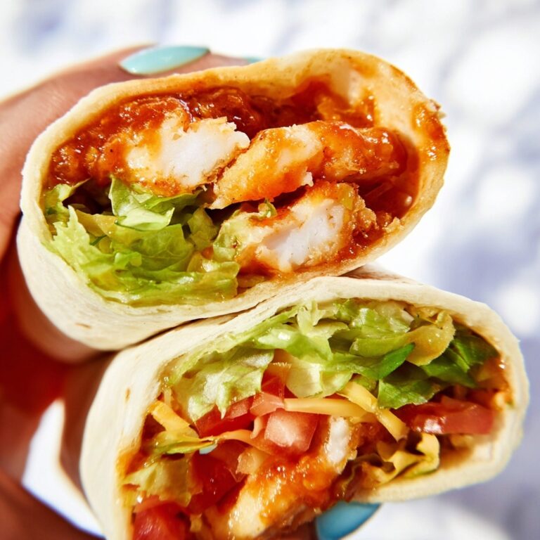 Sticky Chicken Finger Wraps Recipe