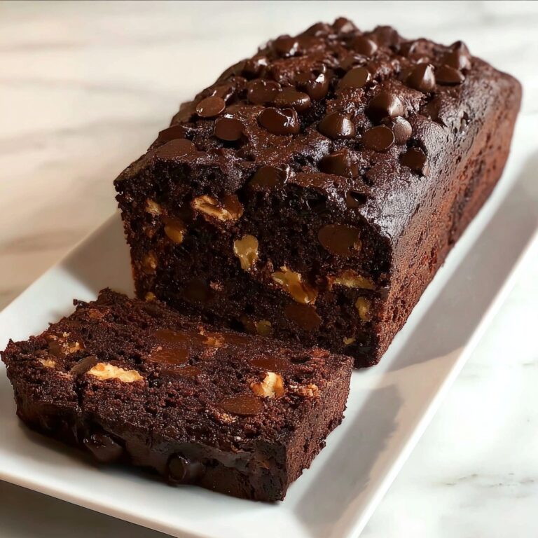 High Protein Chocolate Banana Bread Recipe