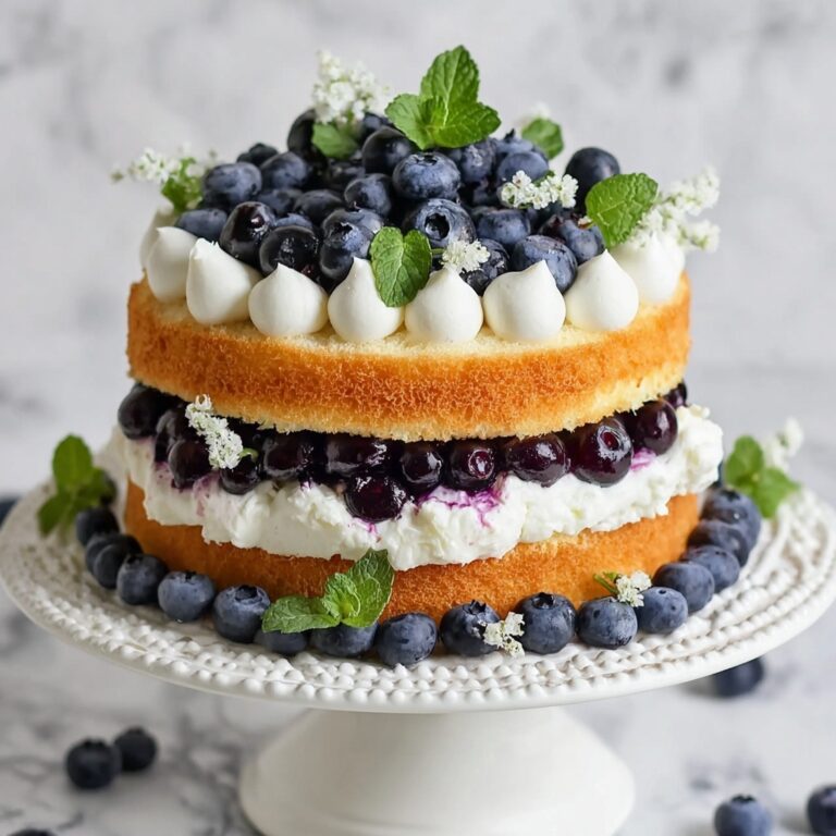 Blueberry Shortcake Cake Recipe