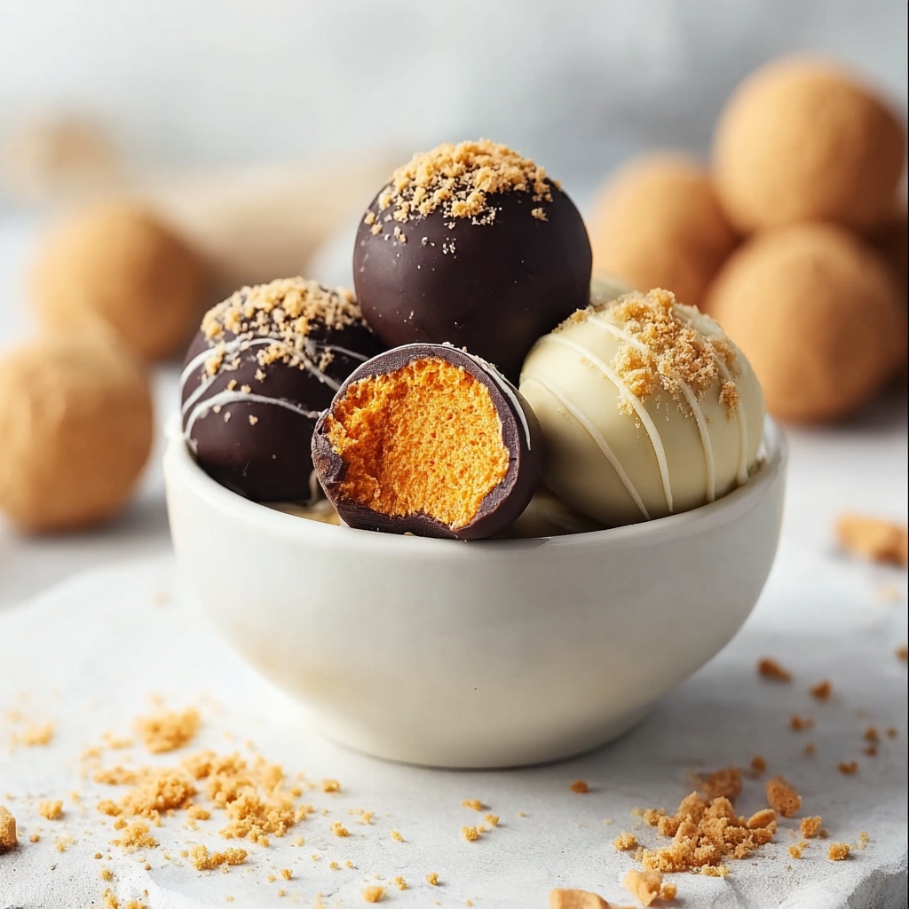 Pumpkin Pie Truffles: No-Bake Fall Sweet Treats Recipe - Recipe Image
