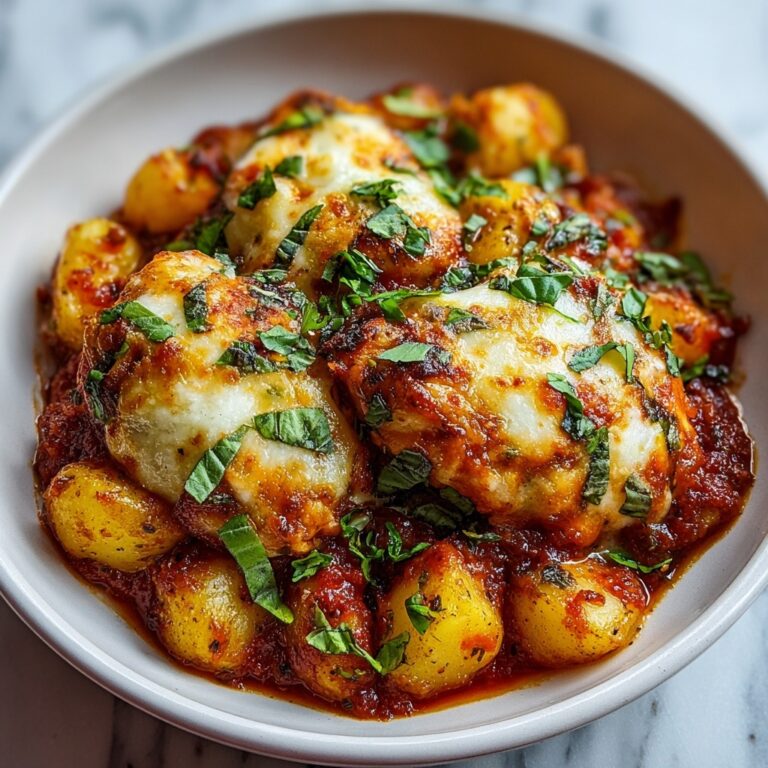 Healthy Chicken Parmesan with Roasted Potatoes and Green Beans Recipe
