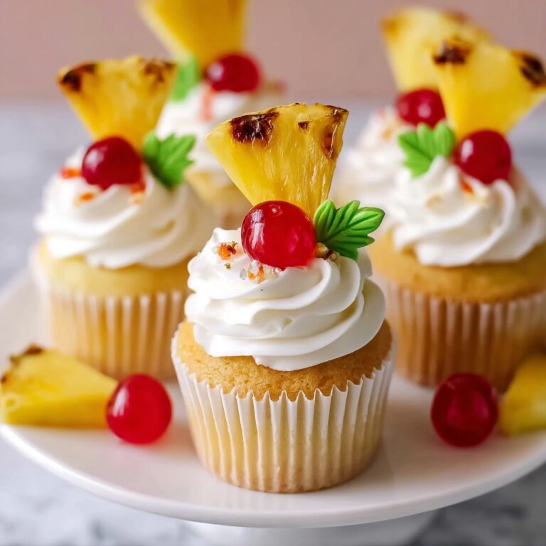 Tropical Pina Colada Cupcakes Recipe