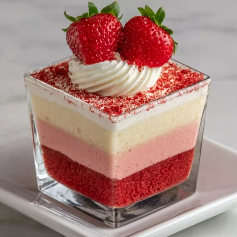 Strawberry Crunch Tres Leches Cups Recipe