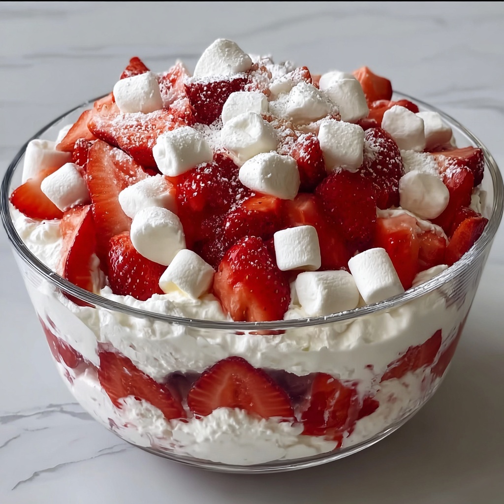 Strawberry Fluff Salad Recipe - Recipe Image