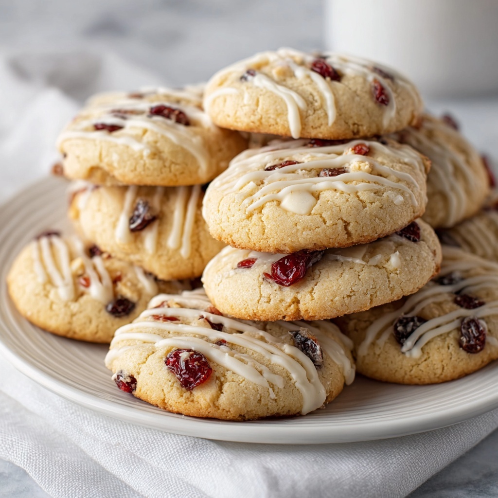 White Chocolate Cranberry Orange Cookies Recipe - Recipe Image