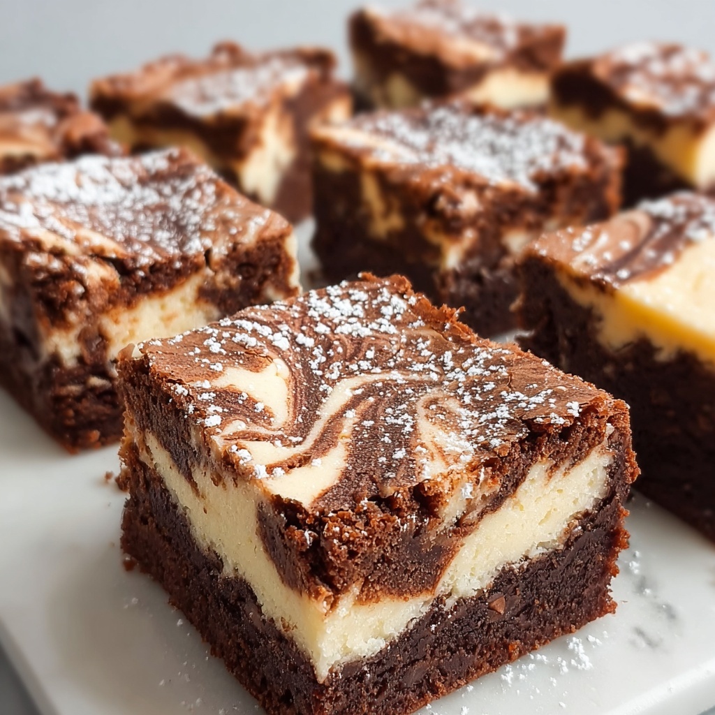 Cheesecake Brownies Recipe - Recipe Image