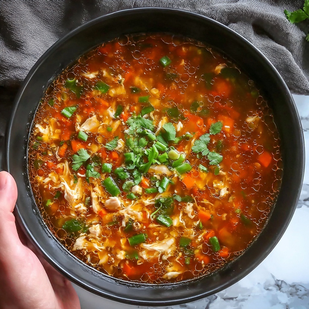 Vegetarian Hot and Sour Soup Recipe - Recipe Image