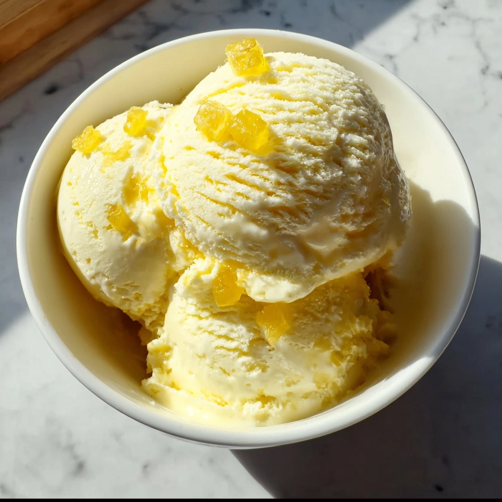 No Churn Pineapple Ice Cream Recipe for Pure Bliss Recipe - Recipe Image