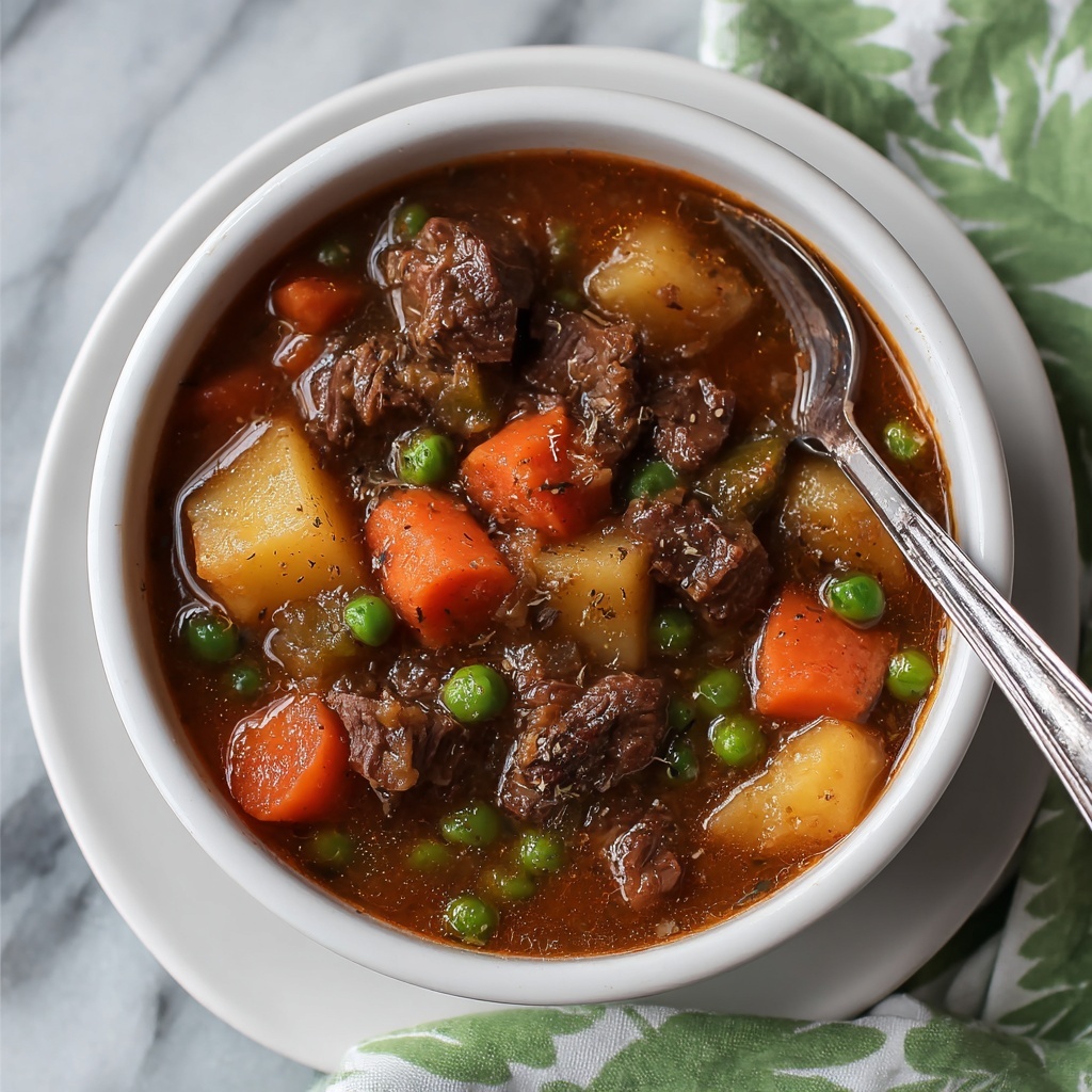 My Mom’s Old-Fashioned Vegetable Beef Soup Recipe - Recipe Image