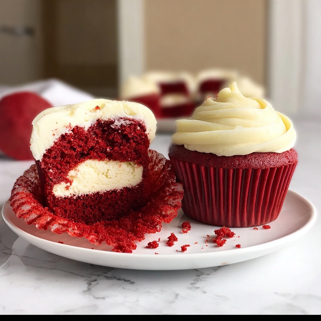 Red Velvet Cookie Cups Recipe - Recipe Image