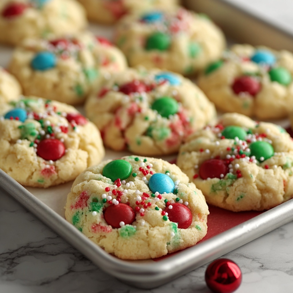 Cake Mix Christmas Cookies Recipe - Recipe Image