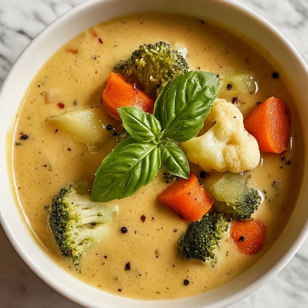 Easy Cheesy Vegetable Chowder Recipe - Recipe Image