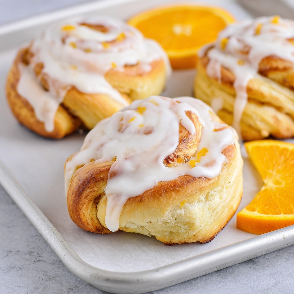 Glazed Orange Rolls Recipe - Recipe Image
