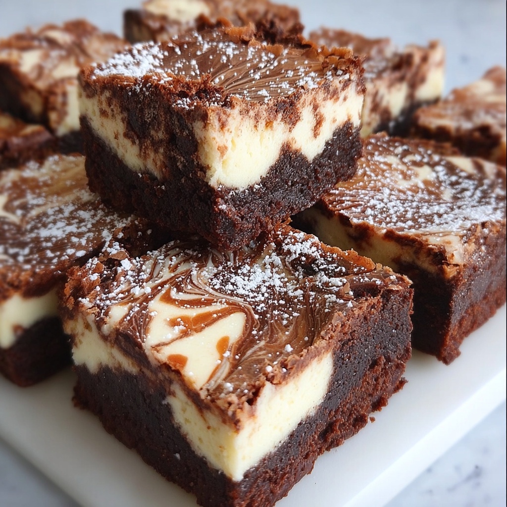 Cheesecake Brownies Recipe - Recipe Image
