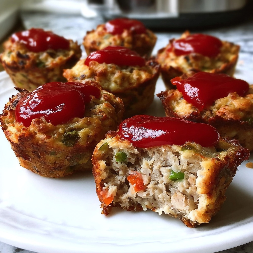 Mini Turkey Meatloaf Muffins Recipe - Recipe Image