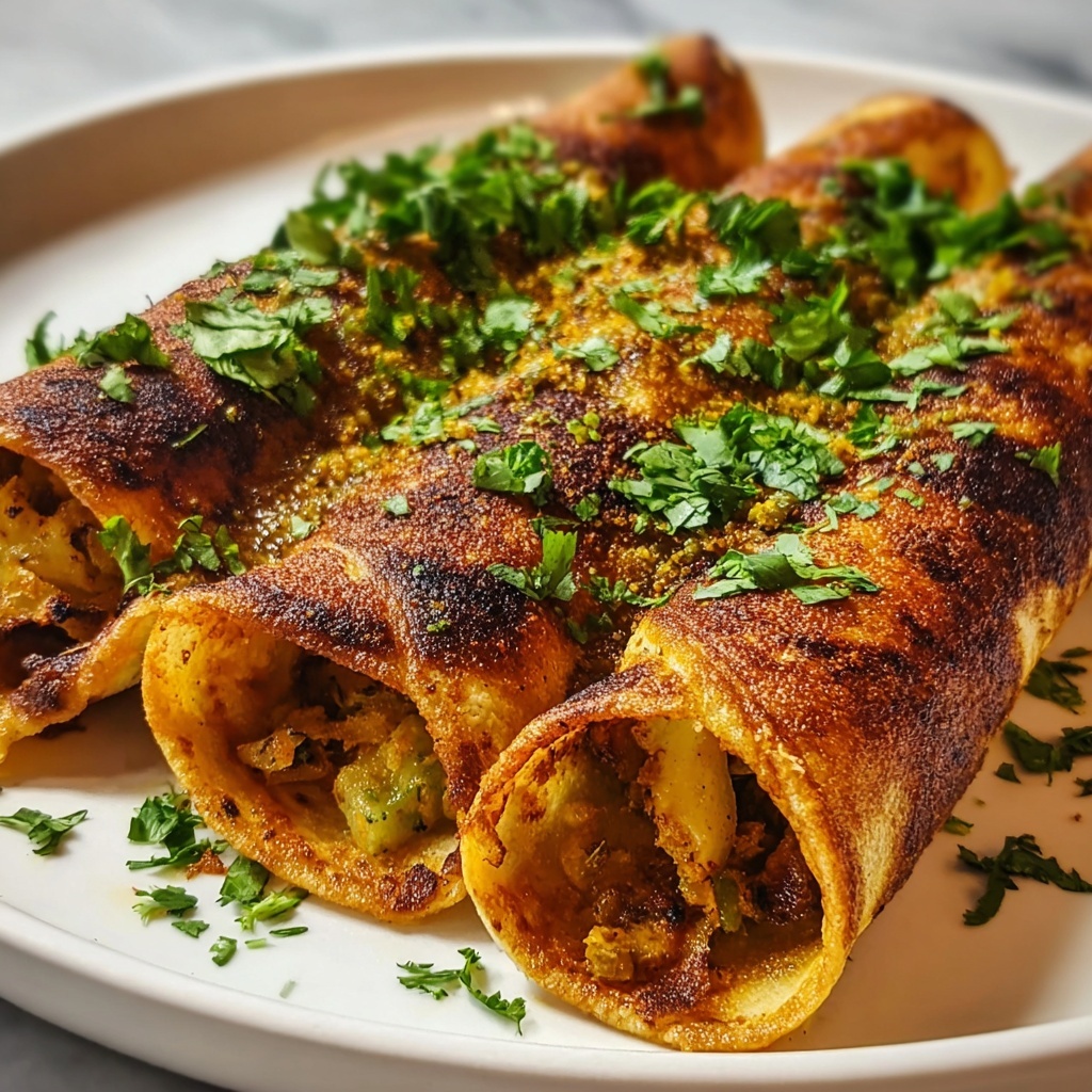 Crispy Vegan Taquitos Recipe - Recipe Image