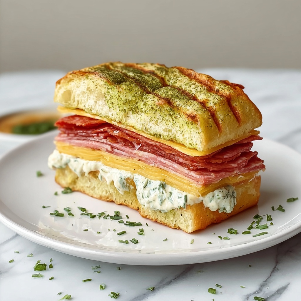 Gourmet Ciabatta Sandwich: Fresh Flavors You’ll Crave Recipe - Recipe Image