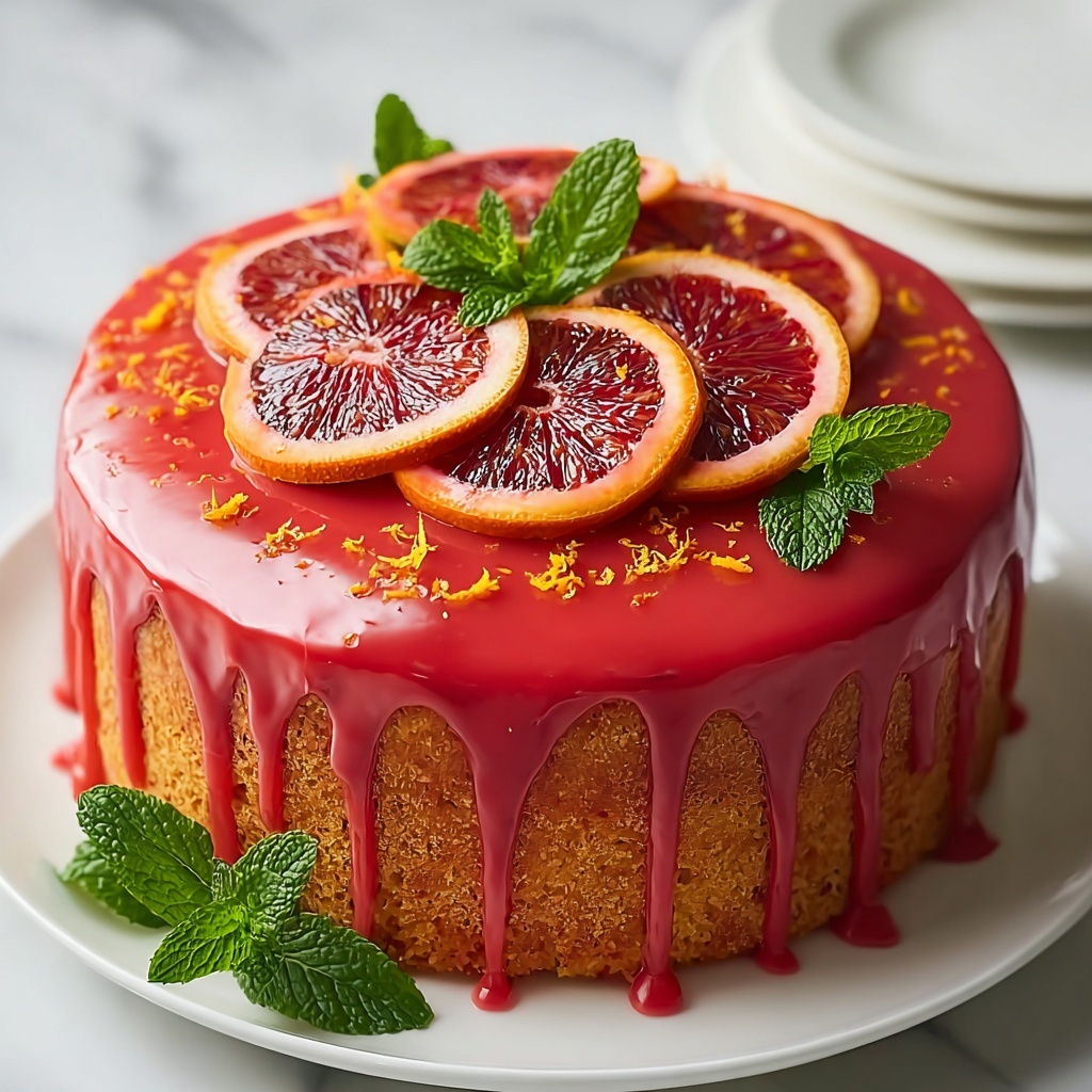 The Best Blood Orange Cake Recipe - Recipe Image