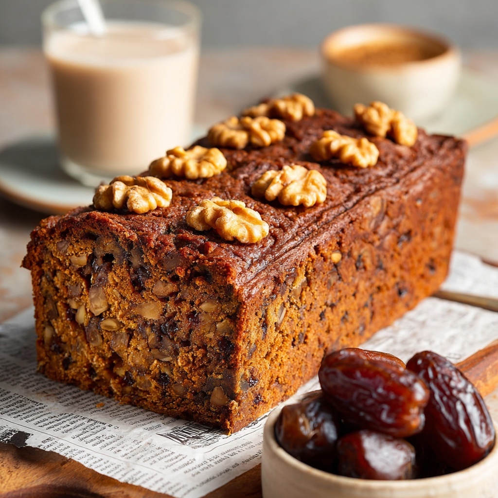 Date and Walnut Cake Recipe - Recipe Image