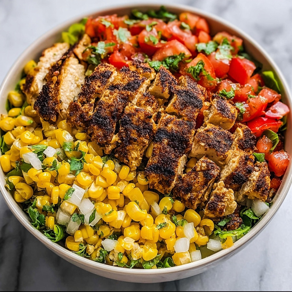 Grilled Mexican Corn Chicken Salad Recipe - Recipe Image