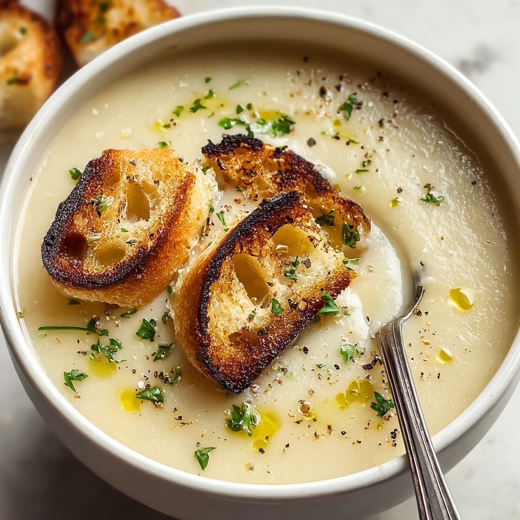 Country French Garlic Soup Recipe - Recipe Image