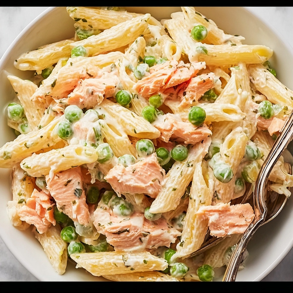Delicious Salmon Pasta Salad for Effortless Entertaining Recipe - Recipe Image