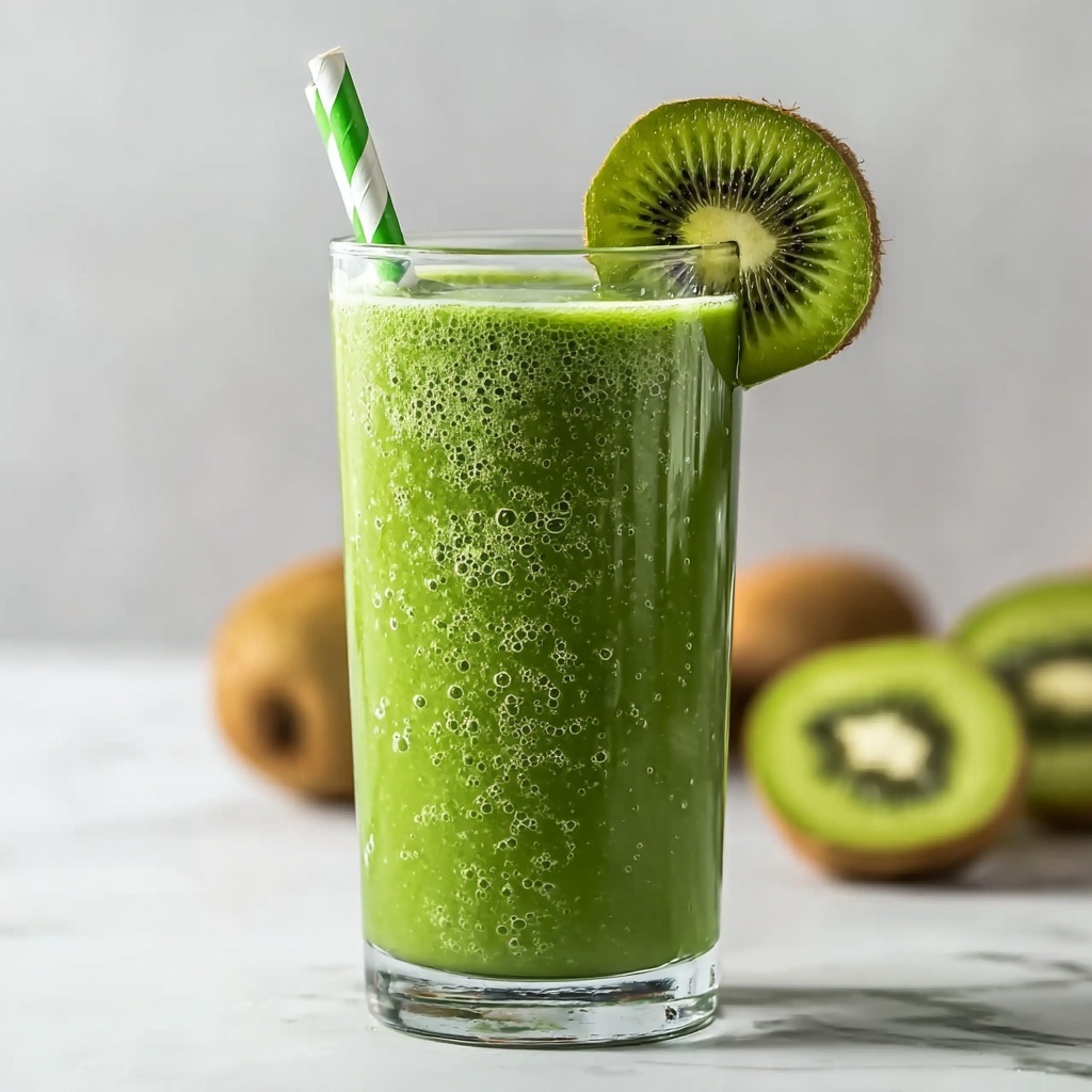 Refreshing Kiwi and Spinach Smoothie for a Vibrant Boost Recipe - Recipe Image