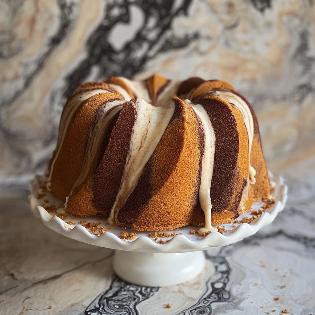 Marble Bundt Cake Recipe - Recipe Image