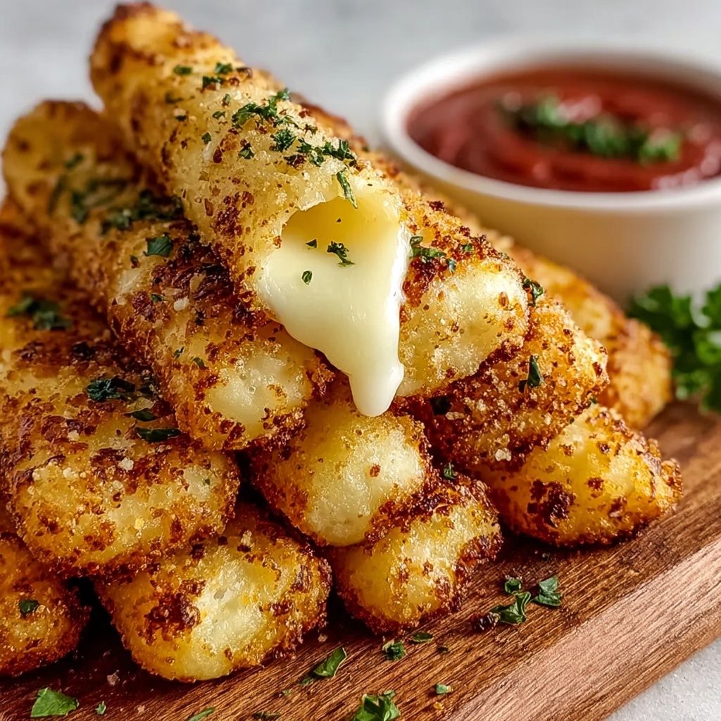 Crispy Hungarian Potato Cheese Sticks Recipe - Recipe Image