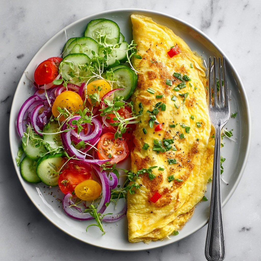 Vegetarian Omelette Recipe - Recipe Image