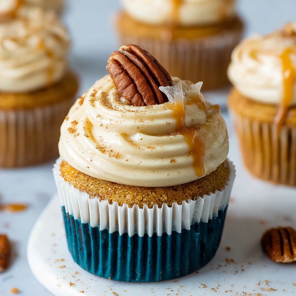 Vegan Pecan Pie Cupcakes Recipe - Recipe Image