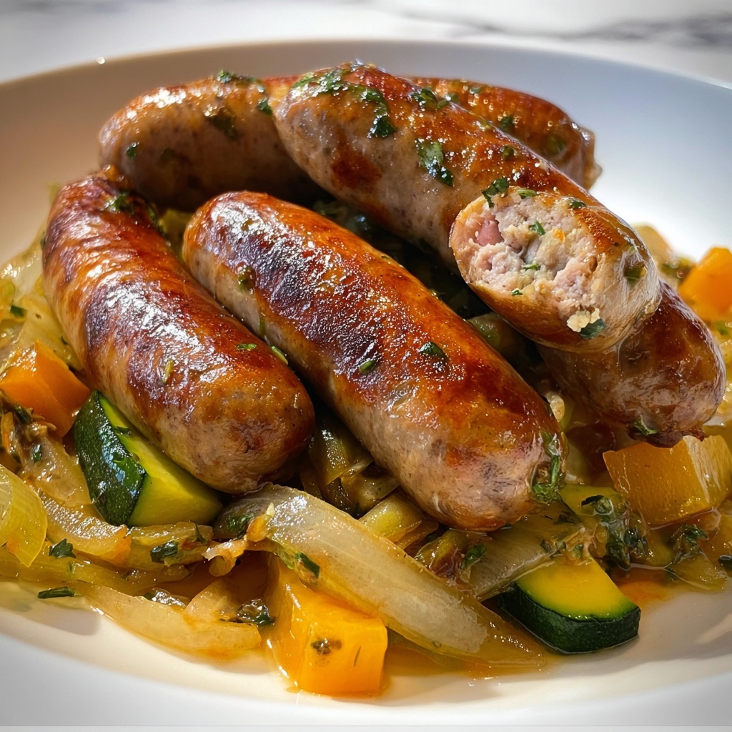 One-Pan Sausage & Veggie Bake: 7 Joyful Flavors to Savor Recipe - Recipe Image