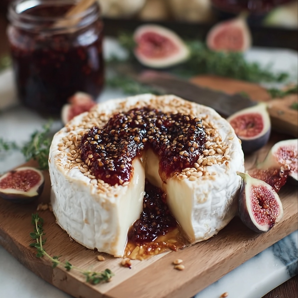 Boursin Cheese with Fig Jam and Pistachios: An Elegant 5-Minute Appetizer Recipe - Recipe Image