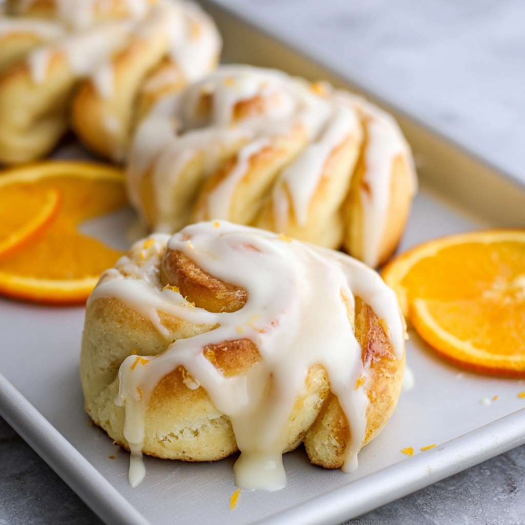 Glazed Orange Rolls Recipe - Recipe Image