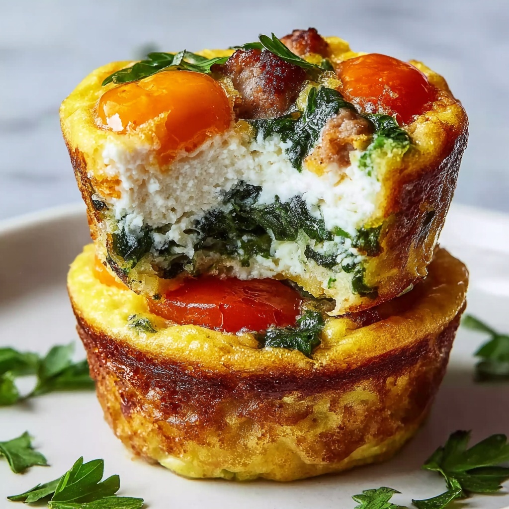 Veggie-Loaded Breakfast Frittata Cups Recipe - Recipe Image