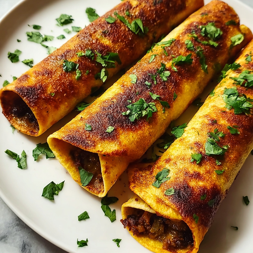 Crispy Vegan Taquitos Recipe - Recipe Image