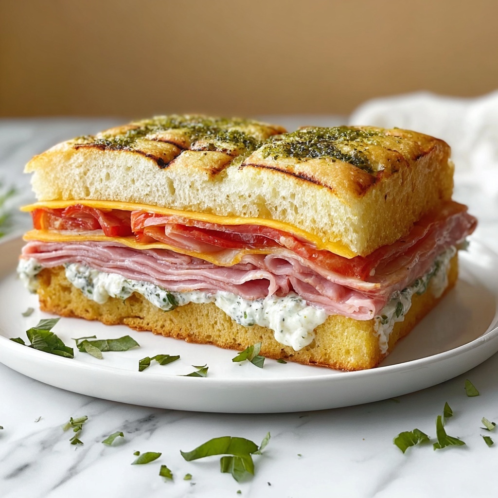 Gourmet Ciabatta Sandwich: Fresh Flavors You’ll Crave Recipe - Recipe Image