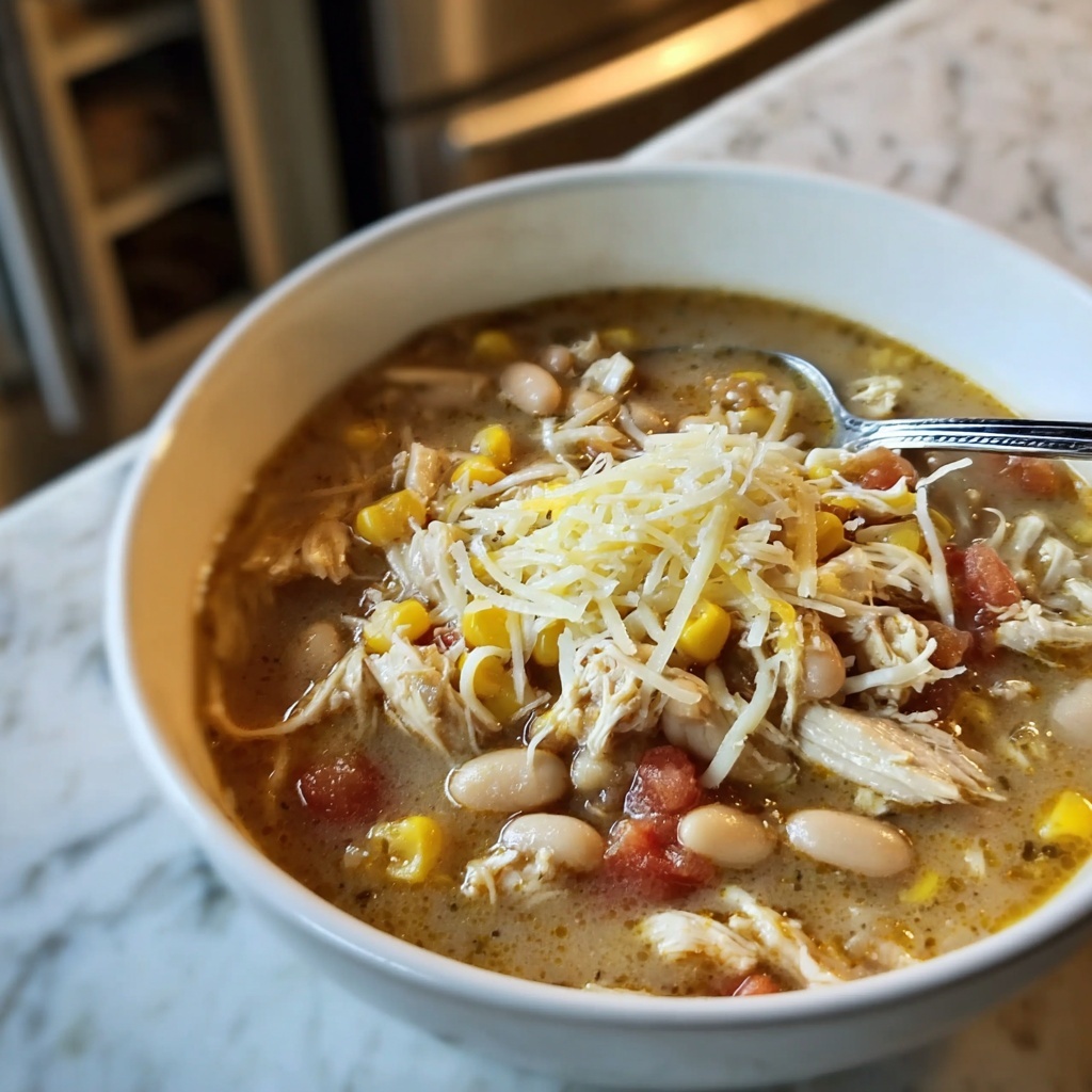 Cheesy White Chicken Chili: 7 Comforting Secrets Revealed Recipe - Recipe Image