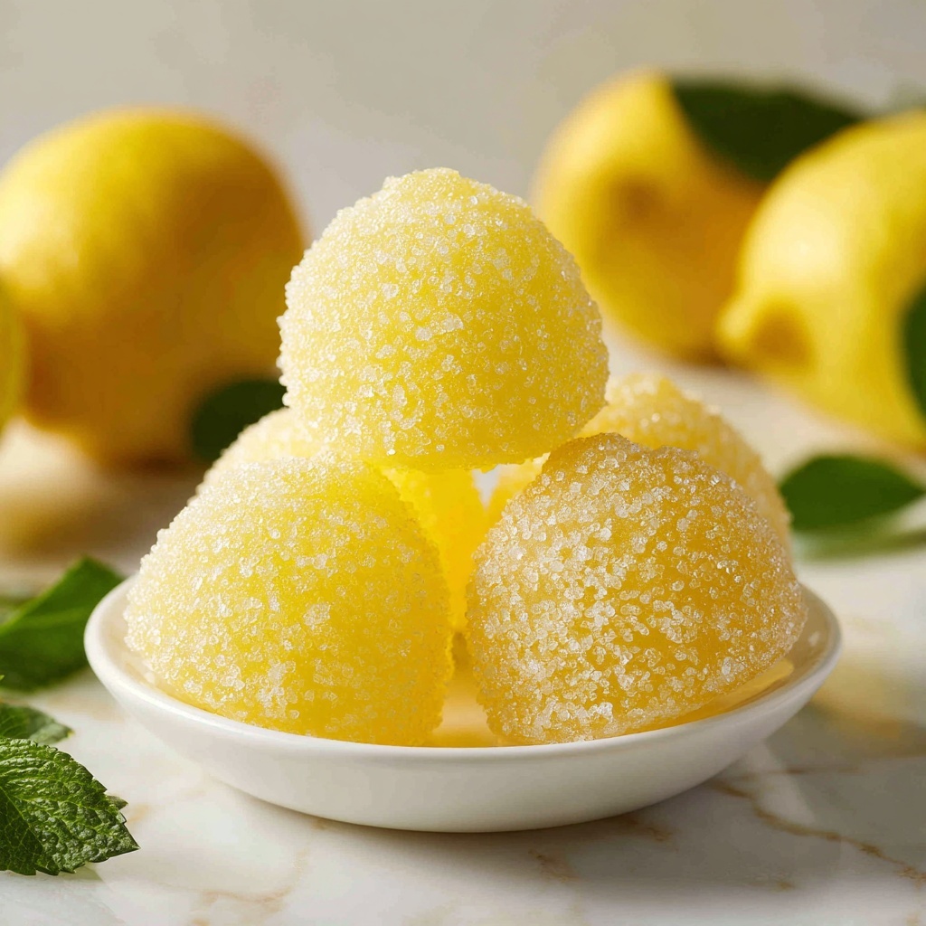 Brighten Your Day with Homemade Lemon Drops Bliss Recipe - Recipe Image
