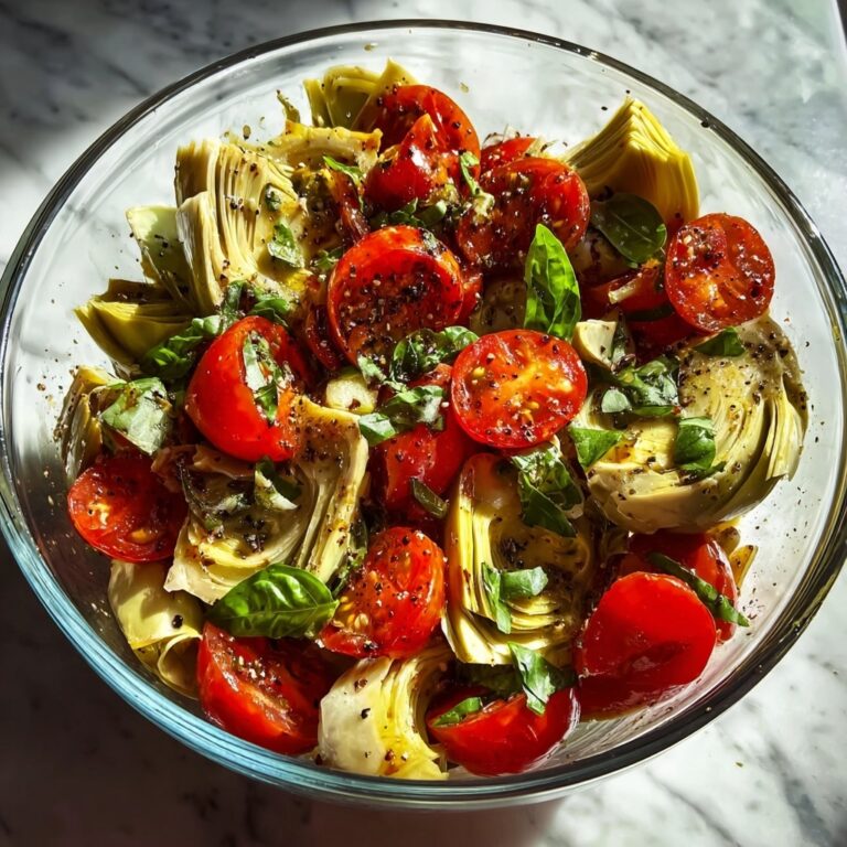 Vegan Tuscan Artichoke Tomato Salad Recipe