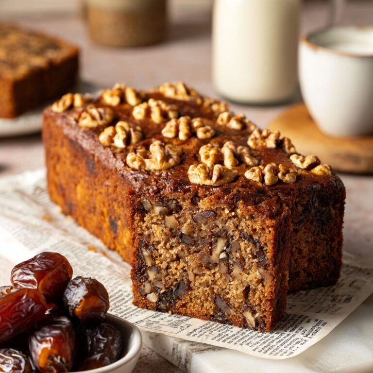 Date and Walnut Cake Recipe