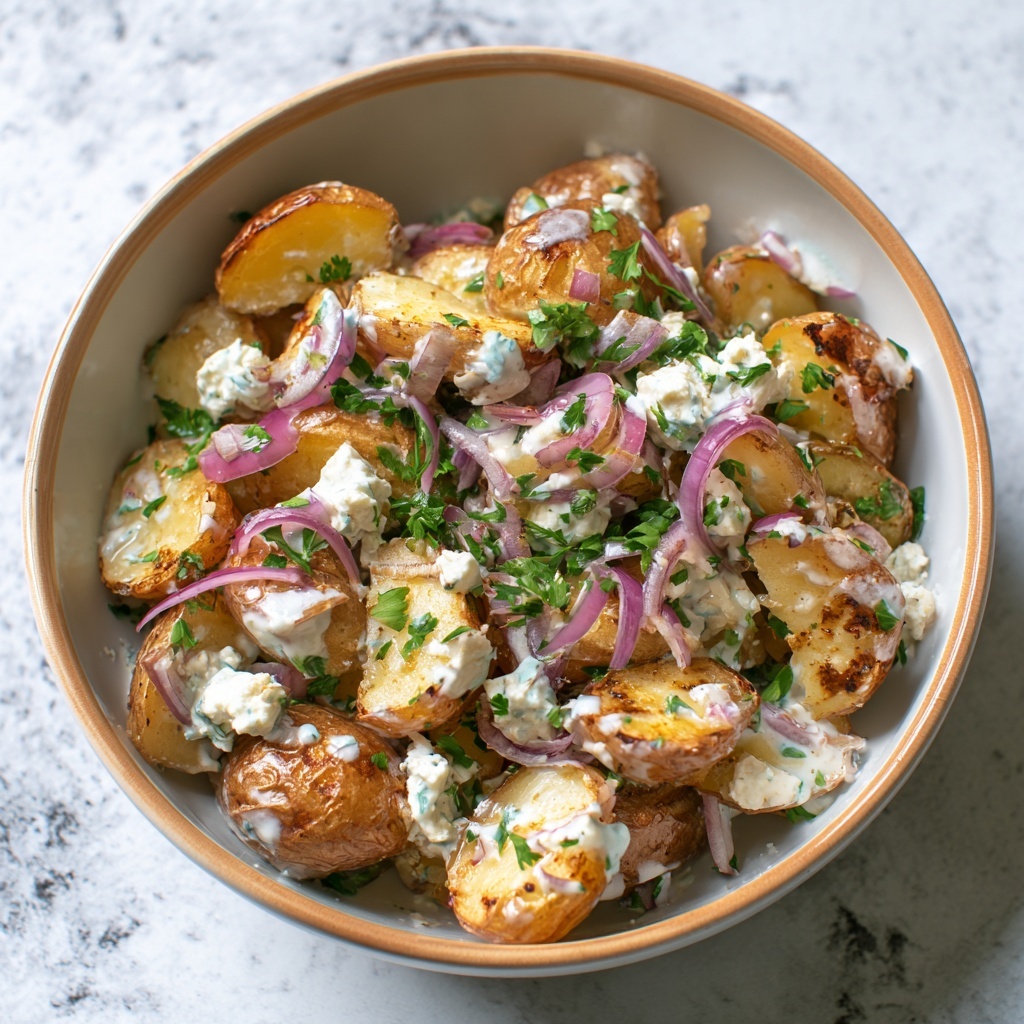 Roasted Potato Salad with Pistachios and Fresh Herbs Recipe - Recipe Image