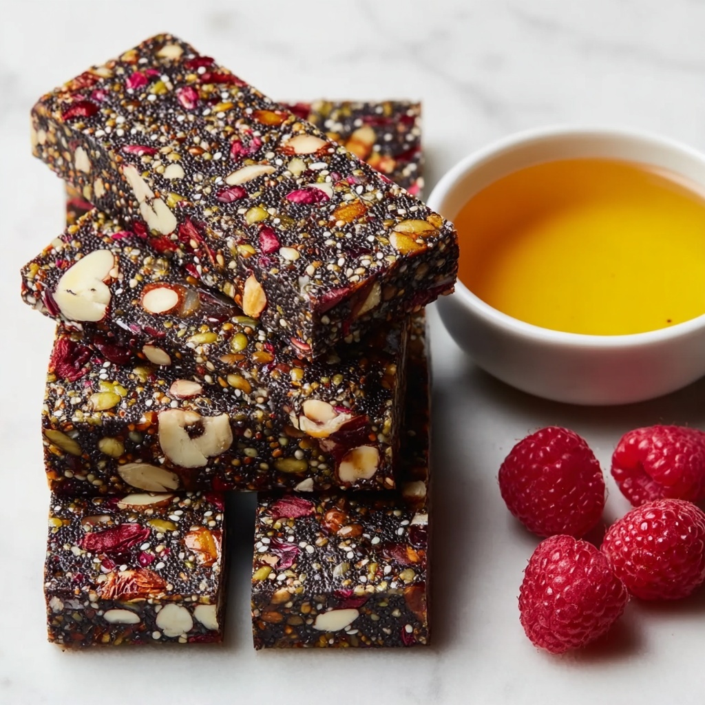 No-Bake Chia Seed Energy Bars Recipe - Recipe Image