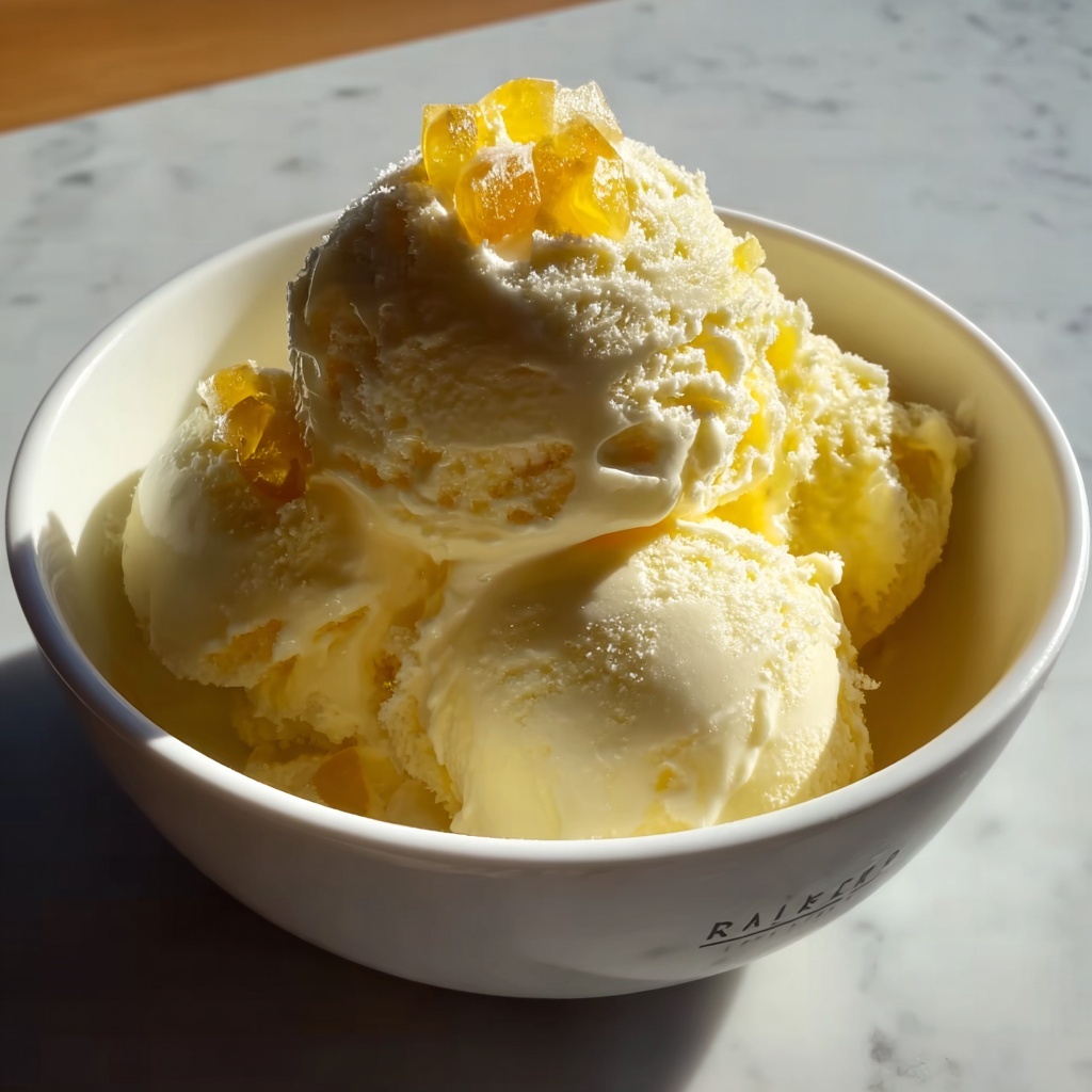 No Churn Pineapple Ice Cream Recipe for Pure Bliss Recipe - Recipe Image