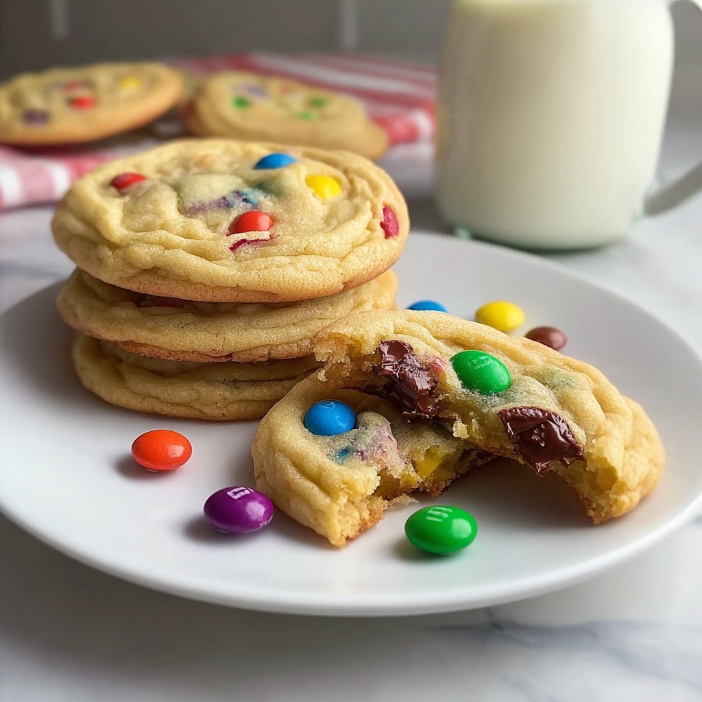 Soft and Chewy M&M Cookies: 7 Steps to Blissful Joy Recipe - Recipe Image