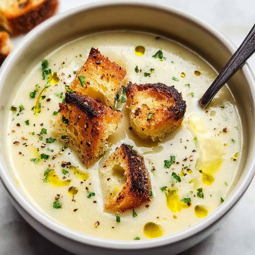 Country French Garlic Soup Recipe - Recipe Image