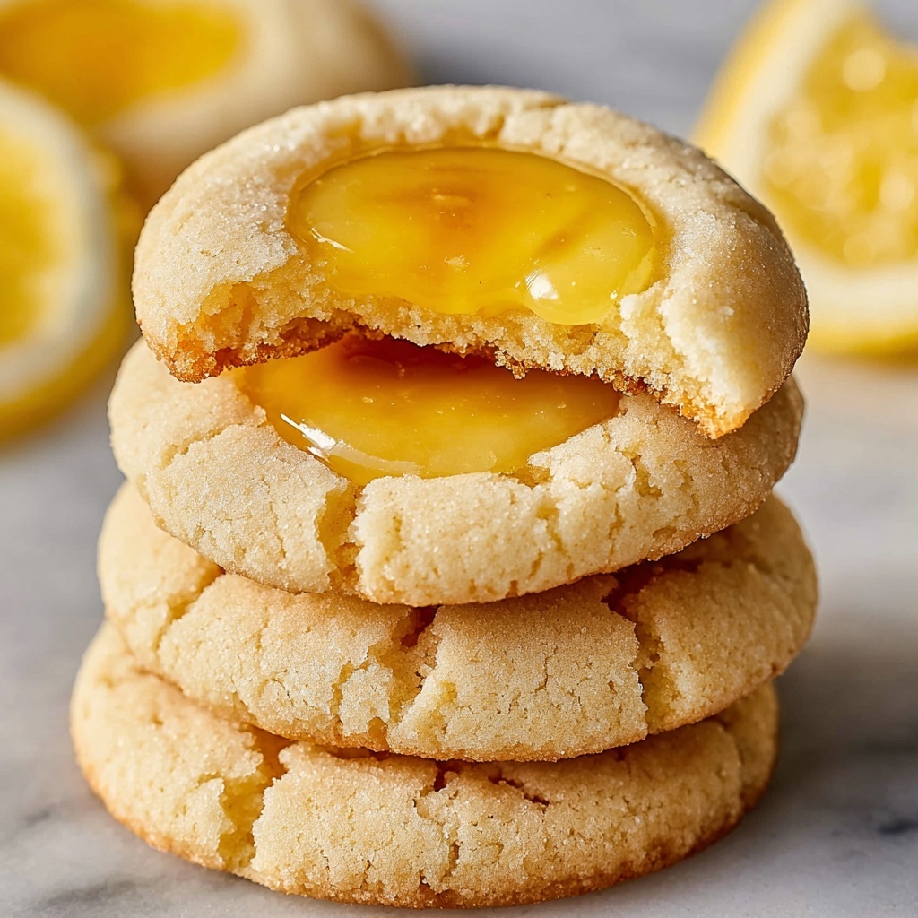 Lemon Curd Cookies Recipe - Recipe Image