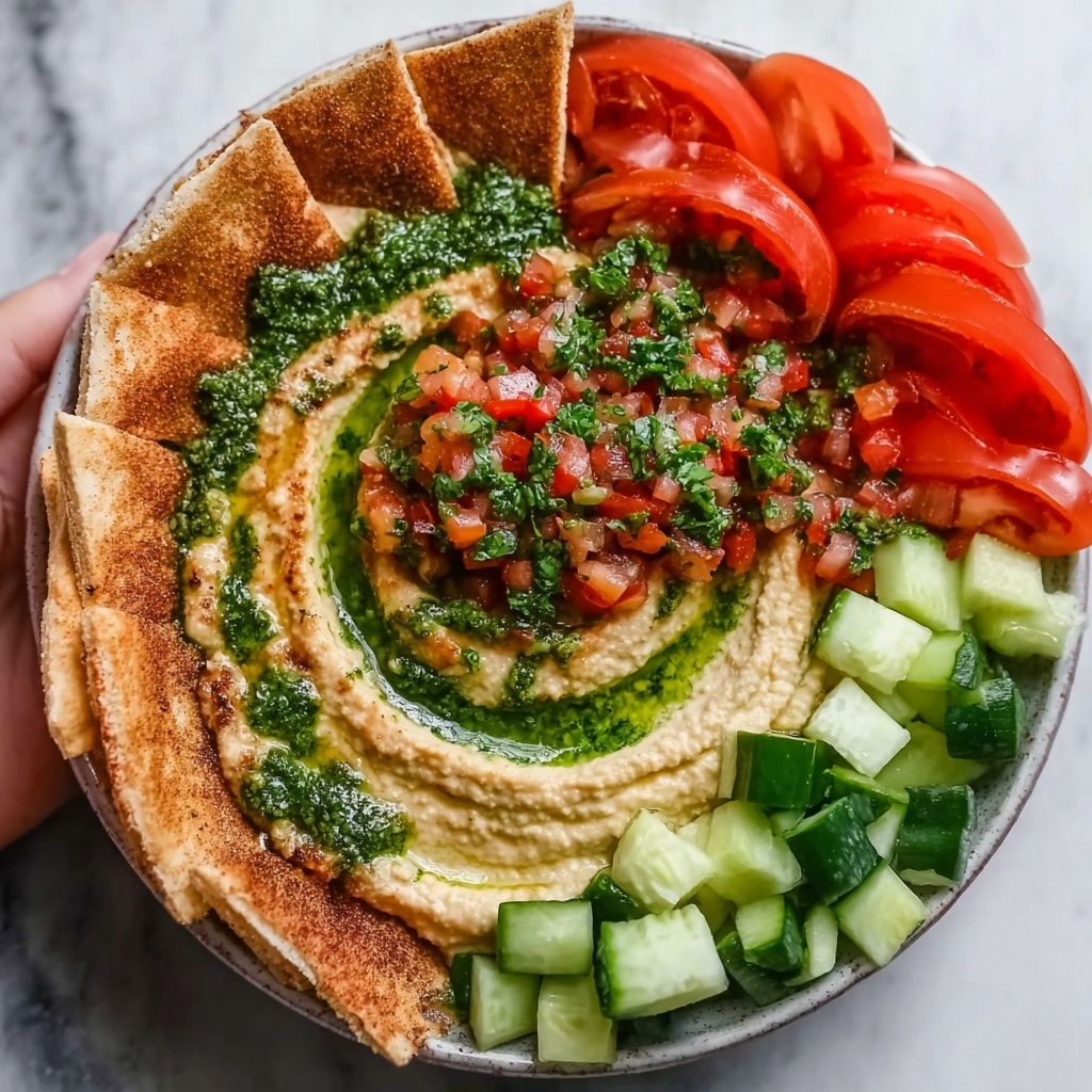 Tabbouleh Hummus Dip Recipe - Recipe Image