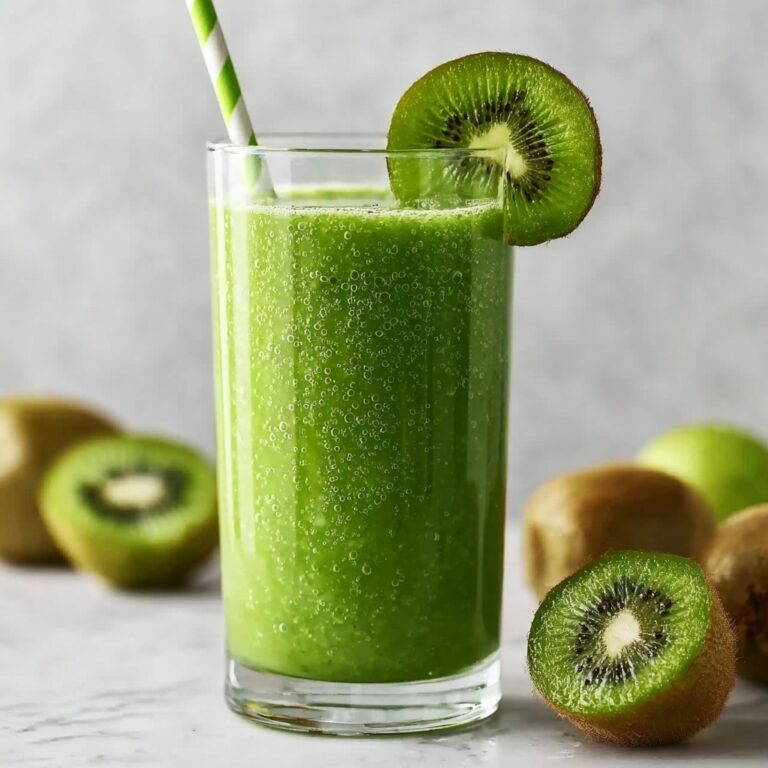 Refreshing Kiwi and Spinach Smoothie for a Vibrant Boost Recipe