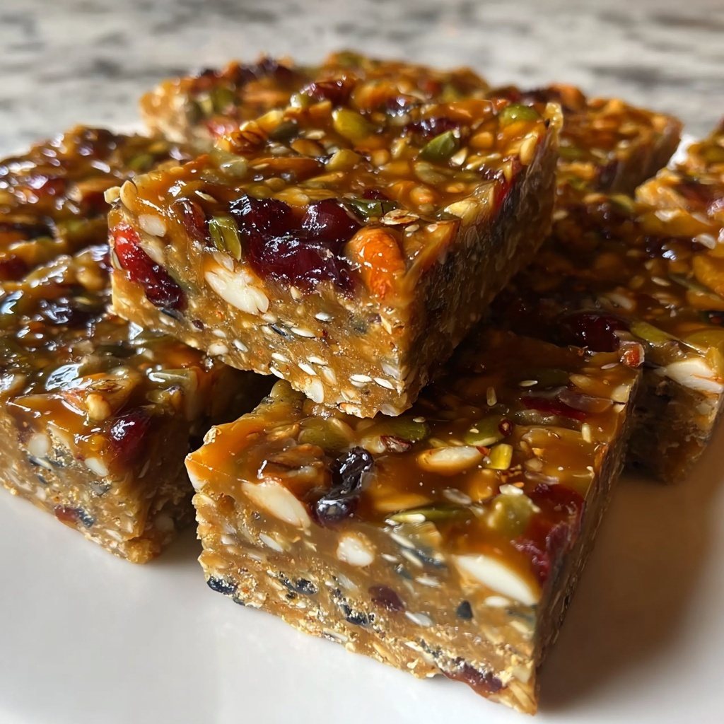 Homemade Granola Bars Recipe - Recipe Image